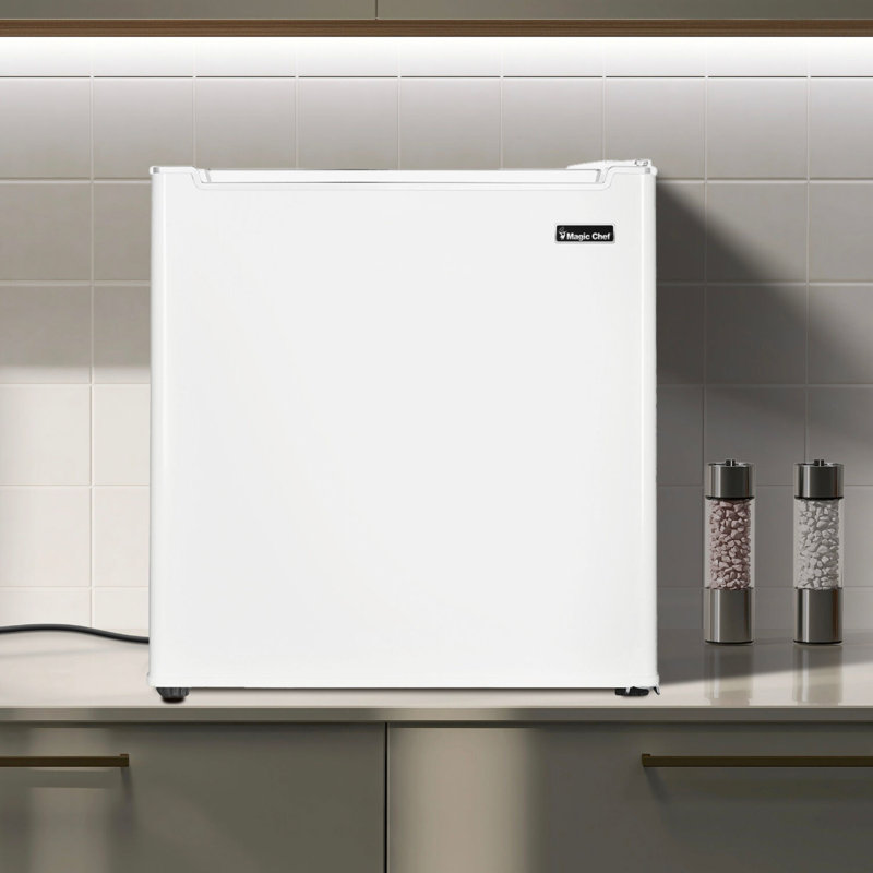 Magic Chef 1.7 Cubic Feet Refrigerator, White