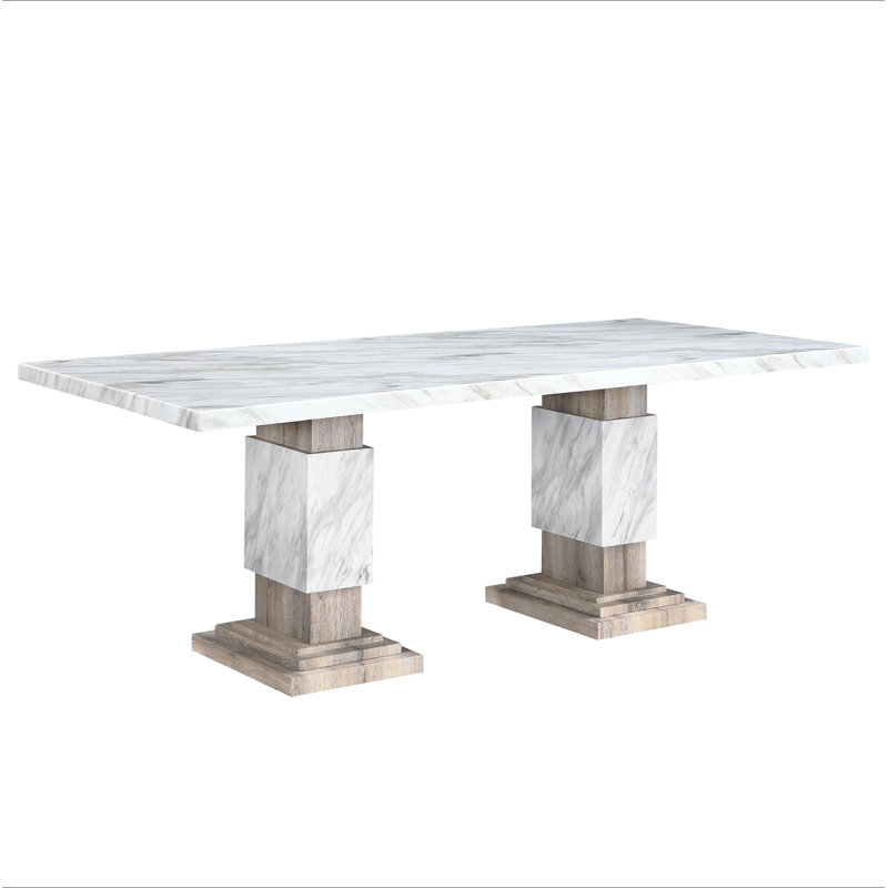 STACEYBEIGE/NATURAL DINING TABLE SET