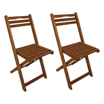 Riesner Foldable Outdoor Patio Dining Side Chair