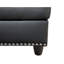 Canapé modulaire en similicuir avec repose-pieds Irine