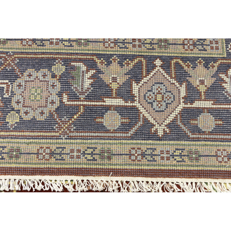 Rectangle Rectangle 8'10 X 11'10 Wool Area Rug