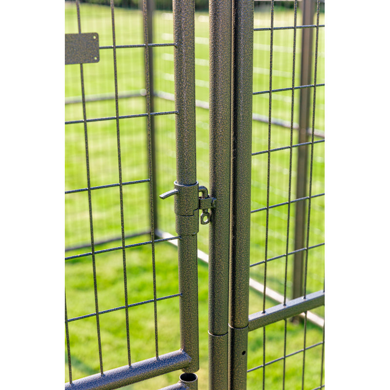 Enclos pour chien robuste à panneau divisé 4 pi x 8 pi