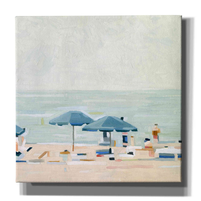 «If It's the Beaches I» par Emma Scarvey, art mural sur toile, H 37 po x l 37 po x P 1,5 po
