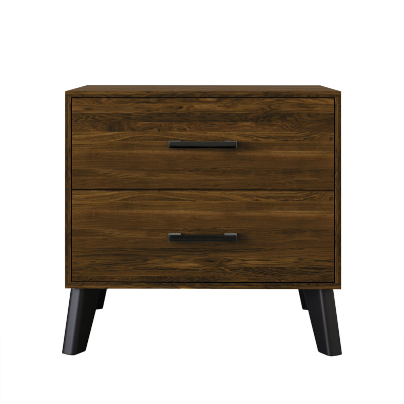 Table de chevet Kalonice, Brun