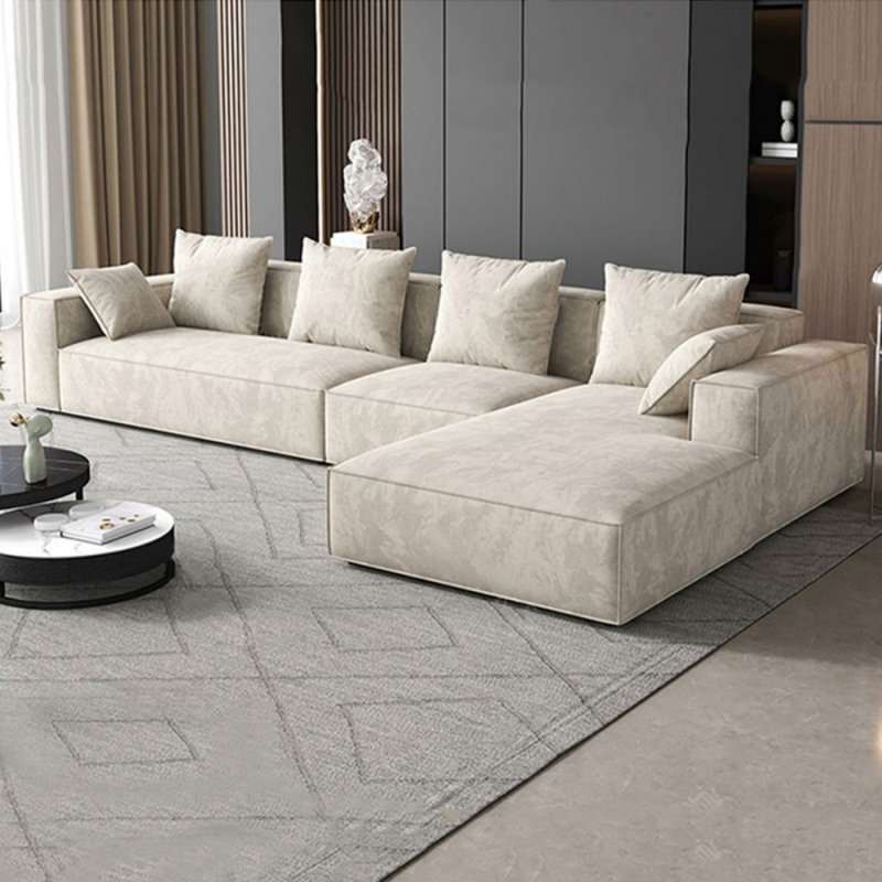 2 - Piece Upholstered Sectional, Right Hand Facing, 28.35" H x 129.92" W x 70.87" D