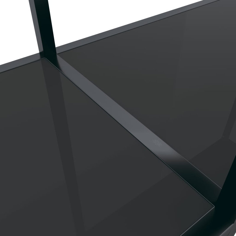 Ridpath Glass Top Console Table, 29.7" H x 78.7" W x 13.8" D