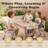 Kids Table & 2 Chairs Set, Height Adjustable Children Activity Table w/Storage, Graffiti & Building Blocks Tabletop, Toddler Furniture Set for Classroom, Daycare, Home-1563777628-1575867988