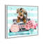 «Doxie Mint Blue», impression sur toile-55908160-55908162