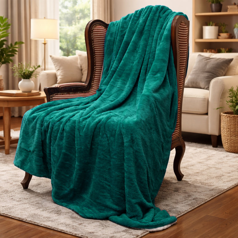 Jeté MPSBL50x60, L 60 po x L 50 po, Vert