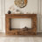 47" Farmhouse Console/Sofa/Entryway Table With Storage For Hallway, Living Room (Dark Brown) | Gift Idea
