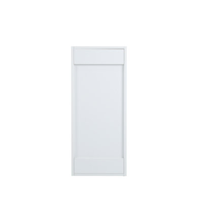 Radiance 15 in. W x 12 in. D x 36 in. H Ready to Assemble Slab Wall Kitchen Cabinet in White Gloss