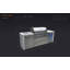 Mont Alpi 6-Burner 115000 BTU Deluxe Stainless Steel Island Barbecue Grill + Compact Refrigerator