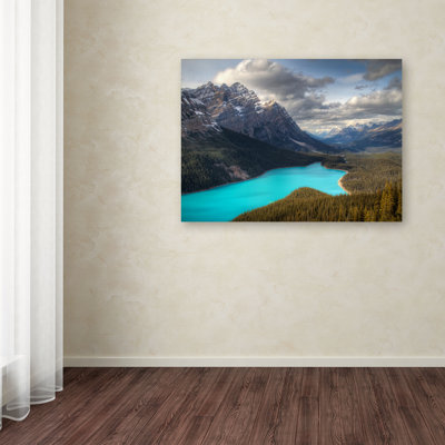 « peyto lake » par pierre leclerc,, reproduction de photo sur toile