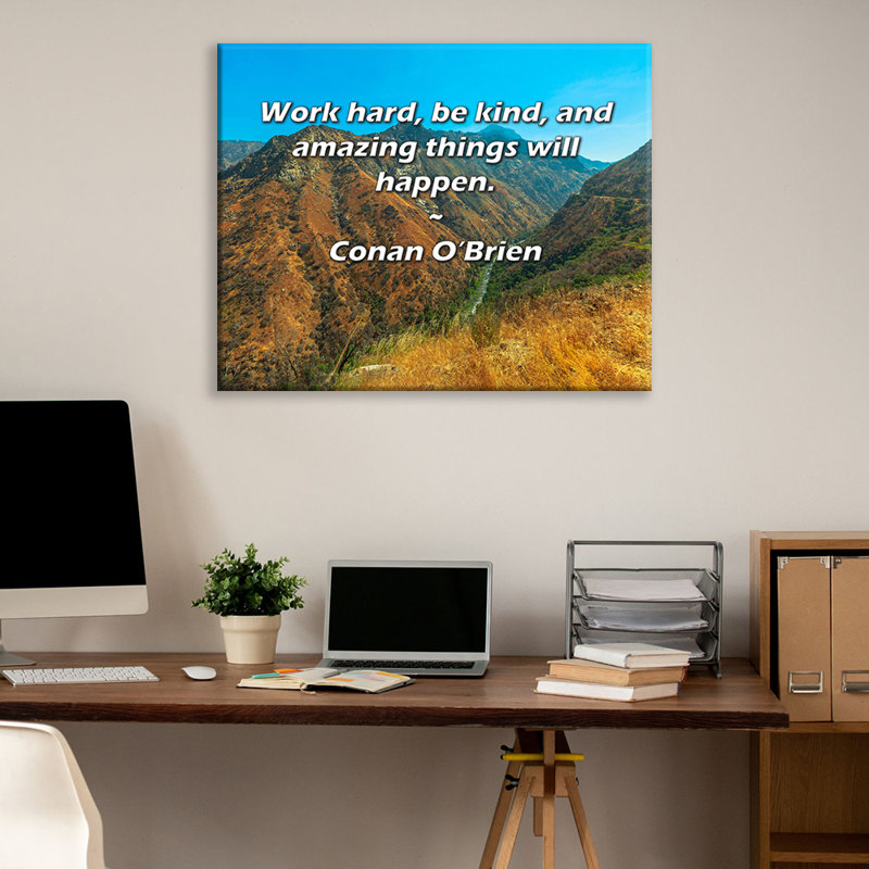 Latitude Run® Gallery Wrapped Canvas By Chris Sarandon: "As an actor, we are, in a way, a mirror of o, 17" H x 24" W