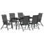 7 Piece Garden Dining Set Poly Rattan-1742546650