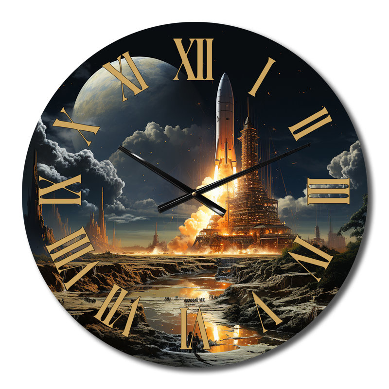 Seydou - Horloge murale de transport, Moyenne