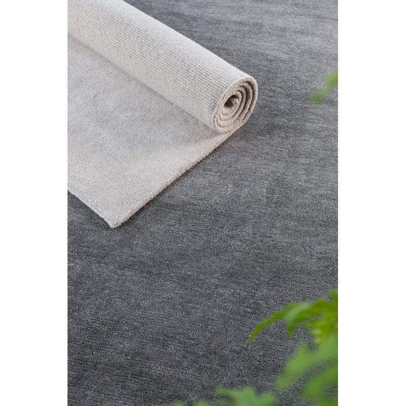 Lanyjah Solid Colour Hand Woven Area Rug, Rectangle 160 x 230cm