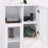 MDF Painted Cabinet With Glass Doors And Drawer Entryway Cabinet Console Cabinet Open Storage Space-1179114902