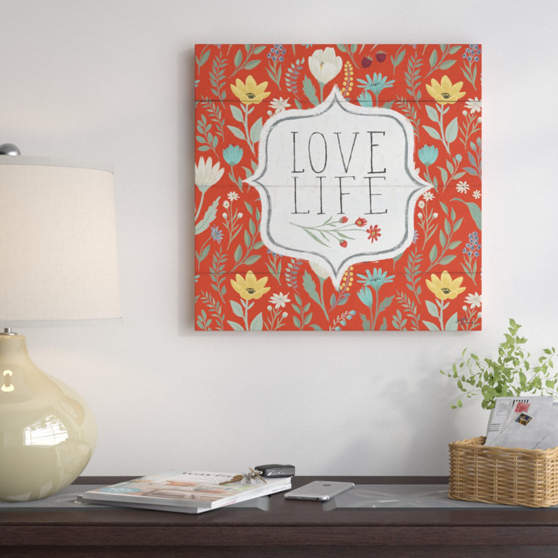 « fleuriing pensées v », impression sur toile, H 26 po x l 26 po x P 1,5 po, Toile tendue, Pas de tapis