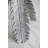 Leaf Design Aluminum Round Side Table
