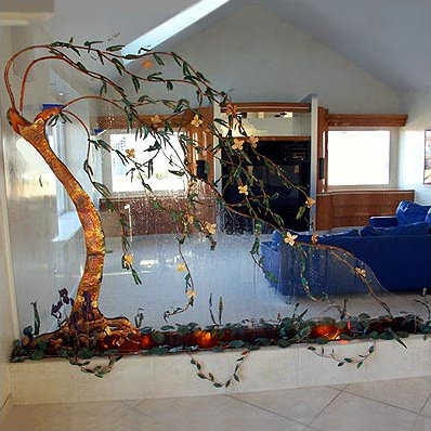Handcrafted Acrylic Sculptural Fountain