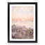 Sunset over Brighton Beach in Abstract - Picture Frame Graphic Art Print-55724077-55724078