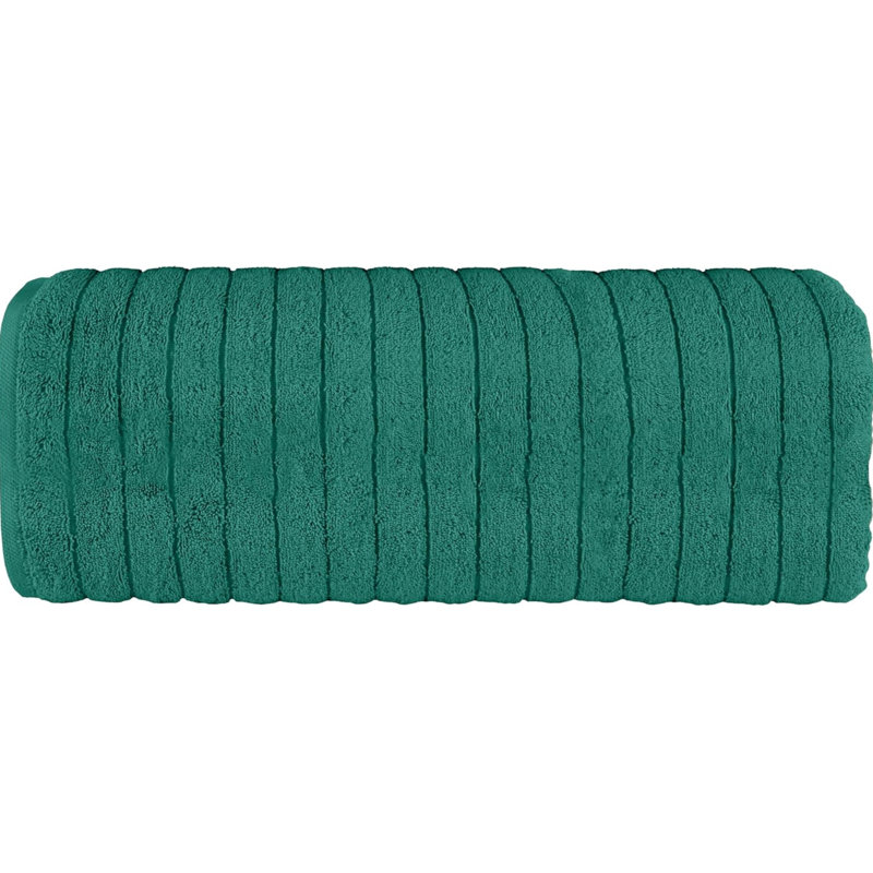 Elegant Comfort 100% Turkish Cotton Braided Viscose Stripe Jumbo Bath Towel - Hotel Spa Quality Extra Large 35 X 70 Inch Bath Towel Ultra Soft