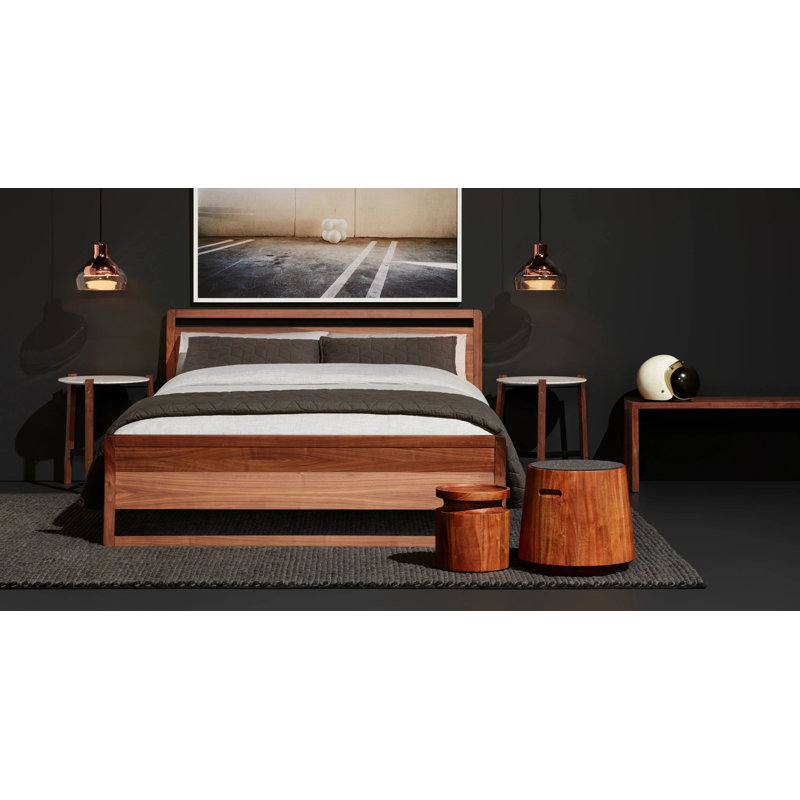 Woodrow Bed, King, Walnut