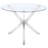 Isolde Chrome 41-inch Dining Table