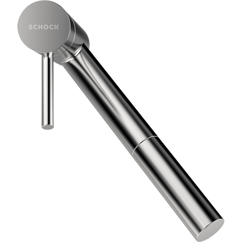 Schock Single Lever Monobloc Tap, Stainless Steel