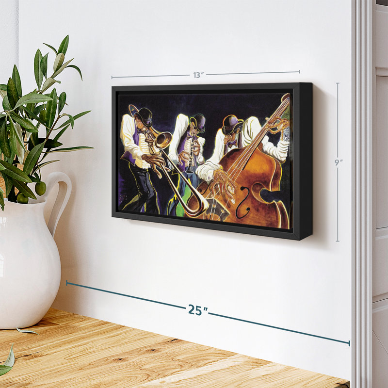 Jamming I Canvas Print, 9" H x 13" W