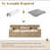 Modular Design Durable Convertible Chair Floor Couch Without Assembly(Set Of 3)