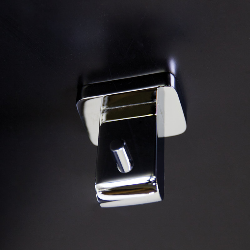 Eleganza Single Robe Hook, Polished Chrome