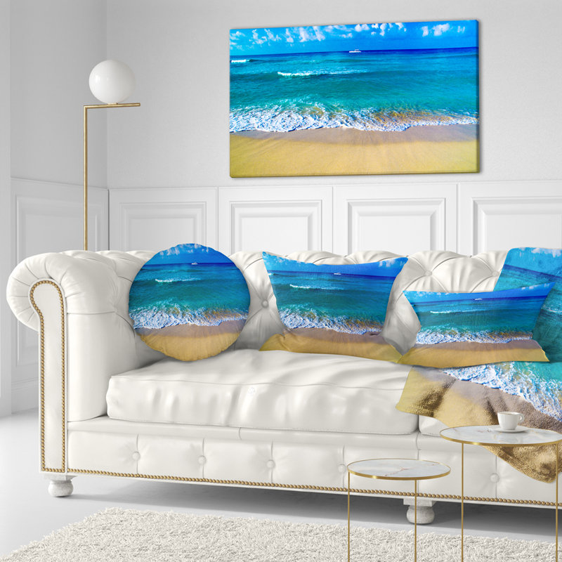 Oreiller de plage Seashore, Rectangle, 12 po x 20 po