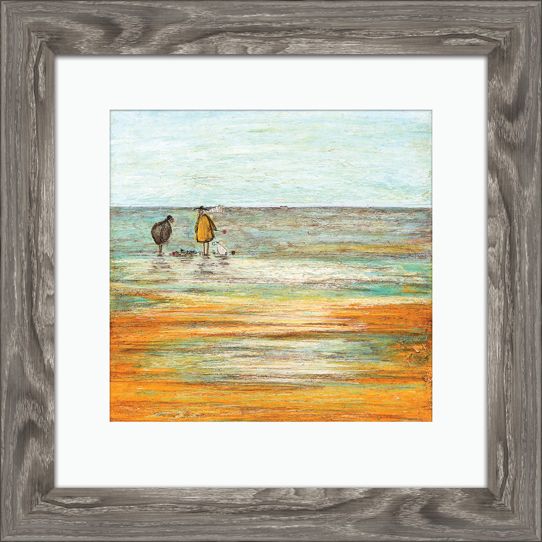 Sandcastle Progress Report' by Sam Toft Framed Print