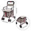 Trottoir roulant pliable pour les personnes âgées, chariot de rangement pour les personnes âgées avec siège, aide à la marche avec siège