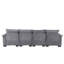 Chenille, high quality sponge filling, solid wood frame, oversized four-seater, U-shaped combination sofa-1954912684