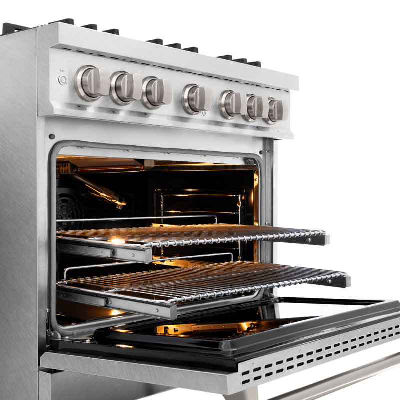 ZLINE 36" Classic Gas Range w/ 6 Burners & Convection Oven in DuraSnow Stainless Steel
