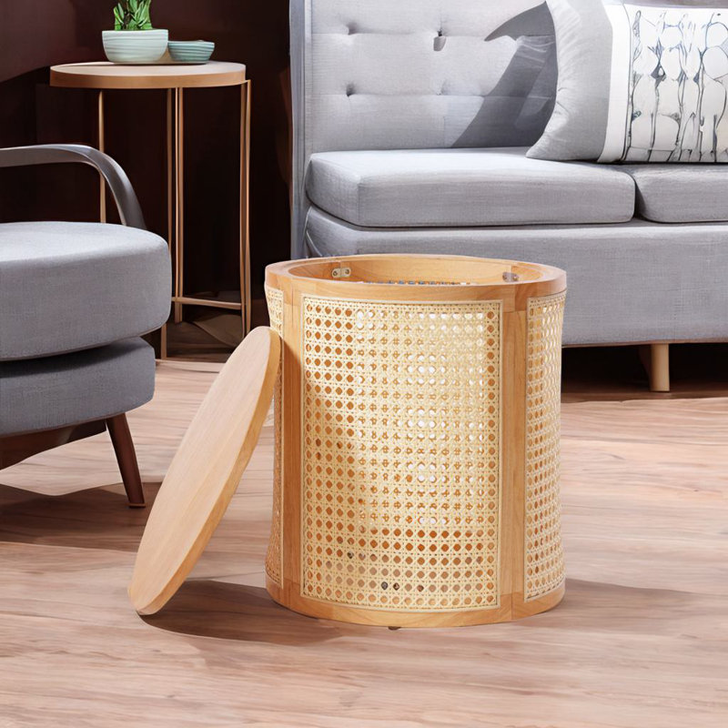 Rubber Solid Wood Side Table