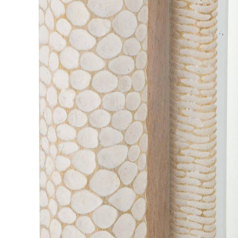 Indo Rectangle Solid Wood Beveled Mirror