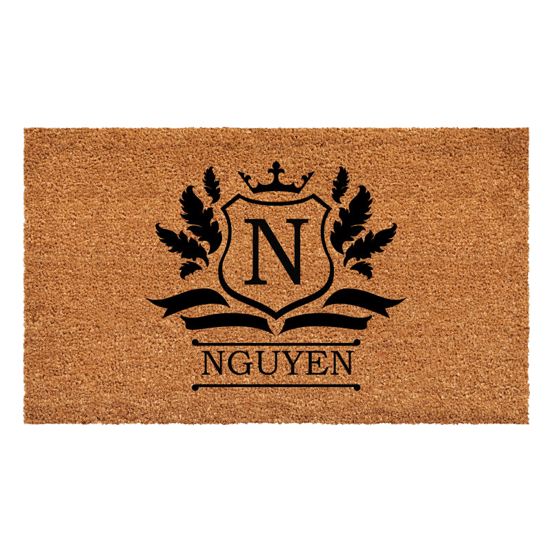 Tapis de porte intérieur antidérapant Honbice Calloway Mills Imperial, N, L 24 po x L 36 po