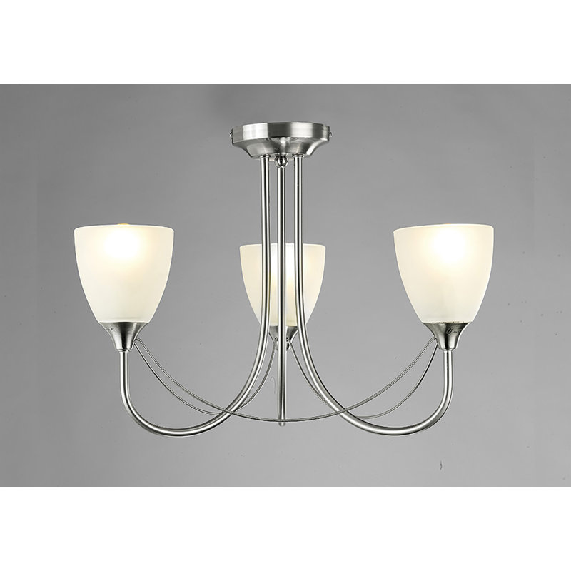 Combs 3-Light Shaded Chandelier