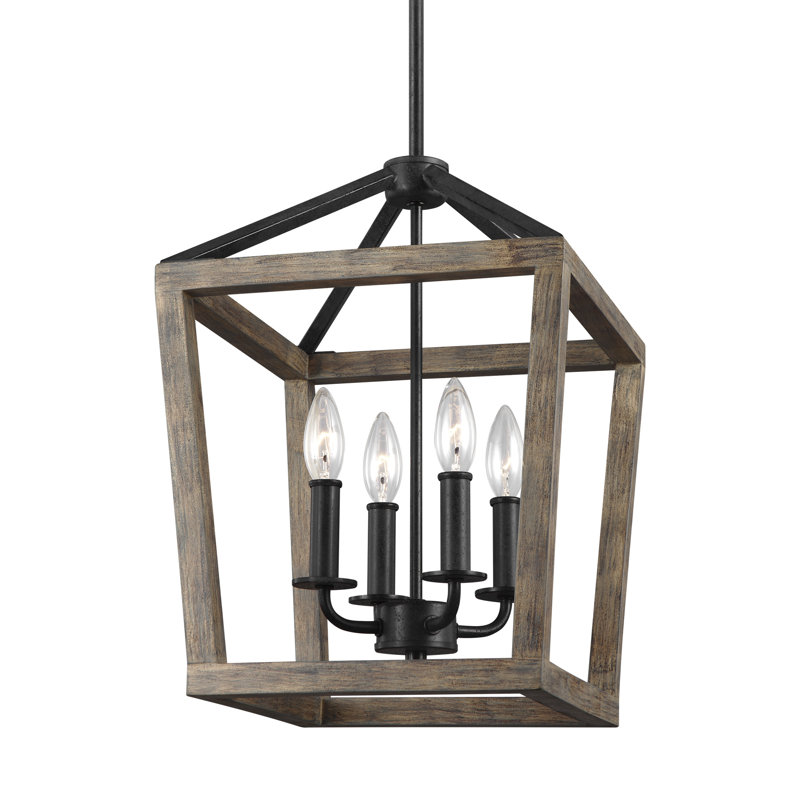 Icarus 4-Light Chandelier, H 62,5 po x l 12 po x P 12 po