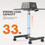 Chariot pour ordinateur portable avec roulettes H 28,5 po x l 22,5 po-101007671