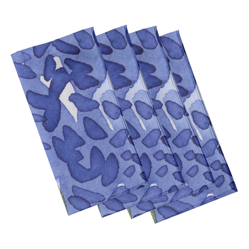Ensemble de serviettes 4 pièces Elliona, bleu