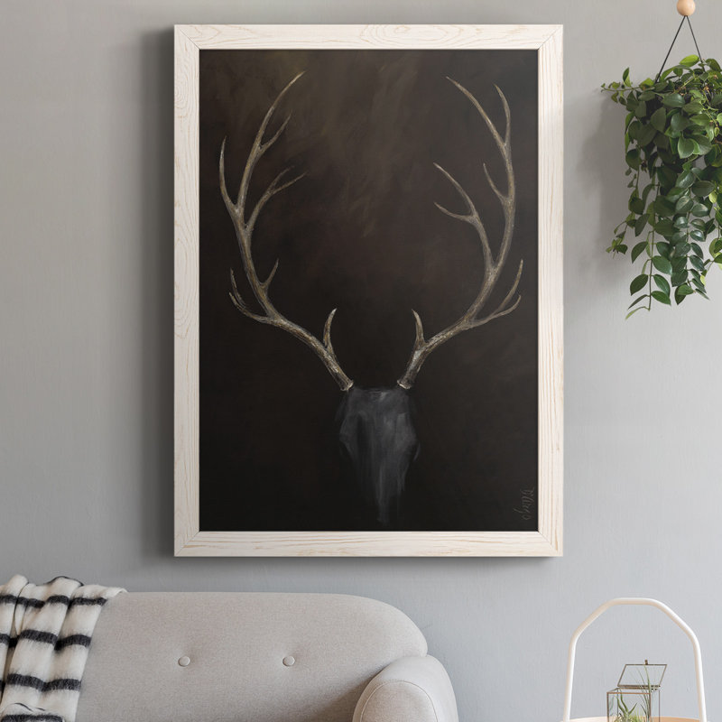 «Fourche Buck», reproduction sur toile, Impression encadrée, H 37,5 po x l 27,5 po, Blanc