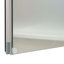32 po x 24 po Armoire à pharmacie en aluminium à intensité variable avec miroir, DEL et tablettes