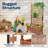 VIVOHOME Wood Planter Raised Bed with Trellis-55811452-55811455