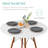 Fechter 4 - Person Four Leg Dining Set-785727211