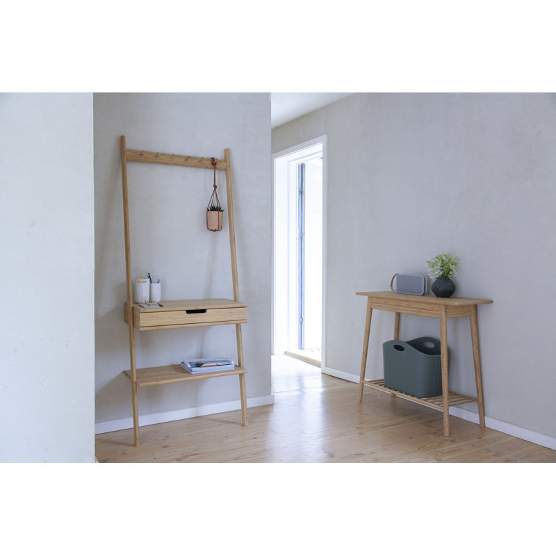 Philomena 90cm Solid Wood Console Table, Brown
